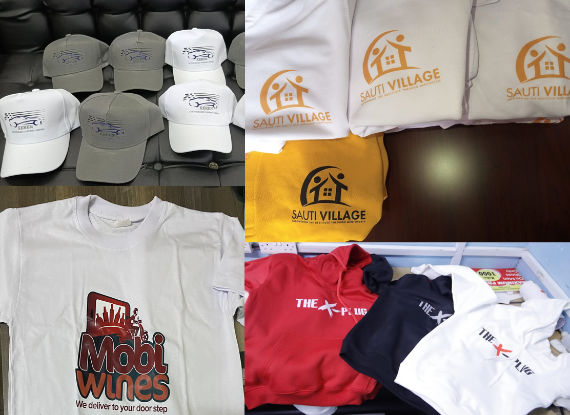 Branded T-Shirts, Hoods and Caps